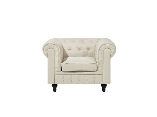 Fotel beżowy CHESTERFIELD na Arena.pl