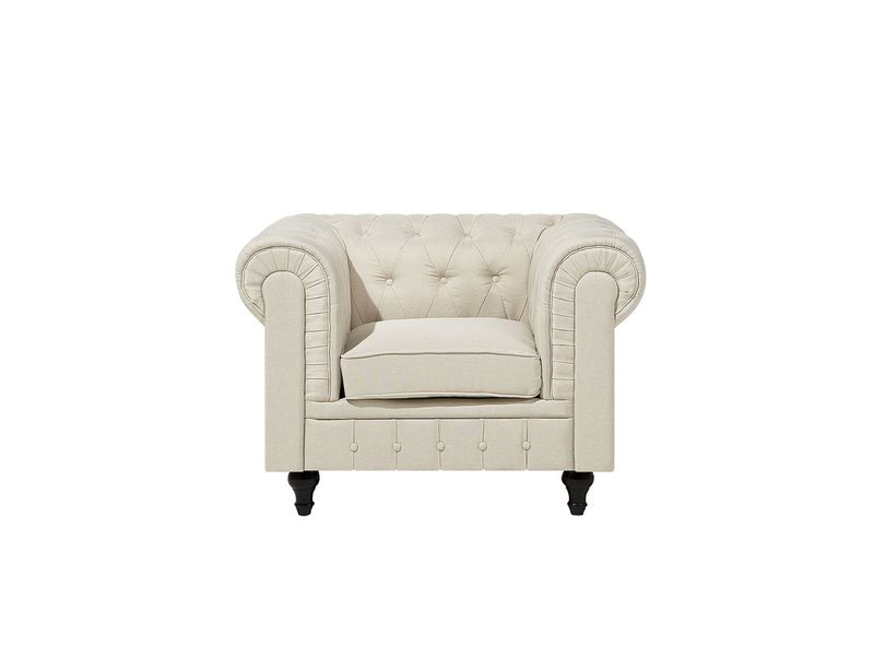 Fotel beżowy CHESTERFIELD zdjęcie 4