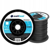 CELLFAST ŻYŁKA TNĄCA DO KOSY PODKASZARKI SZPULA KWADRATOWA 2,4MM 400M