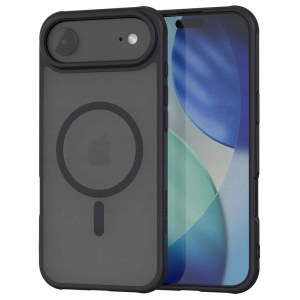 Spacecase Hybrid Mag Iphone 17 Air Black zdjęcie 4