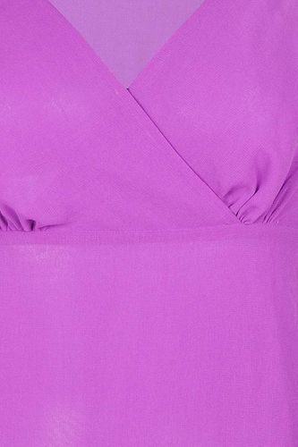 Fioletowa szyfonowa bluzka - 38 / M na Arena.pl