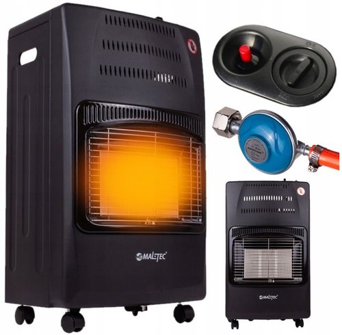 Piec Gazowy na butle 13KG OGRZEWACZ GAZOWY GRZEJNIK MOC 4200W 65m2 REDUKTOR na Arena.pl