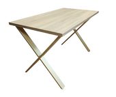 Stół do salonu kuchni 70x120x28 LOFT X złoty Dąb Sonoma