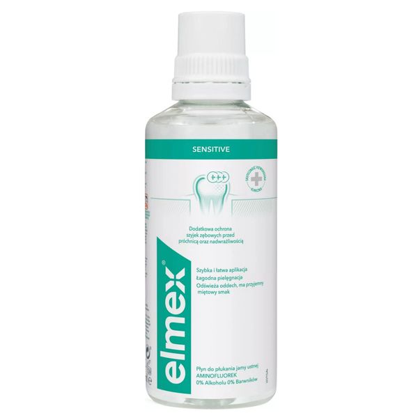 ELMEX Płyn do płukania jamy ustnej sensitive 400ml zdjęcie 1