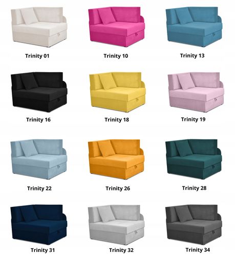 Narożnik dziecięcy Denis rozkładany pojemnik łóżko dla dzieci materac kubuś na Arena.pl