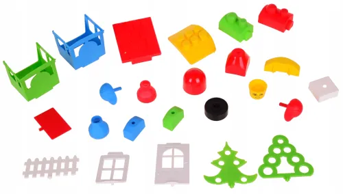 Klocki konstrukcyjne Baja 400 elementów Worek na Arena.pl