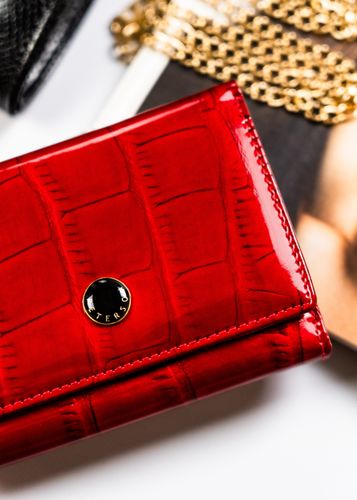 portfel damski skórzany ptn 15-09-cb-8782 red na Arena.pl