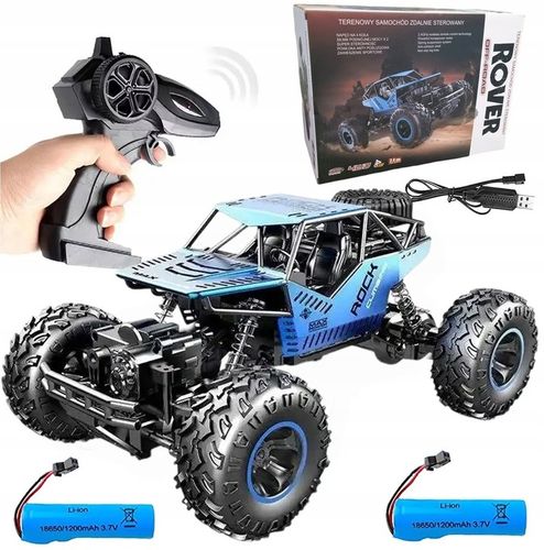 Samochód Zdalnie Sterowany Terenowy Duży 4x4 Akumulator X 2 2400 mAh na Arena.pl