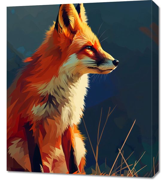 Obraz 60x70cm Spojrzenie Lisicy zdjęcie 1