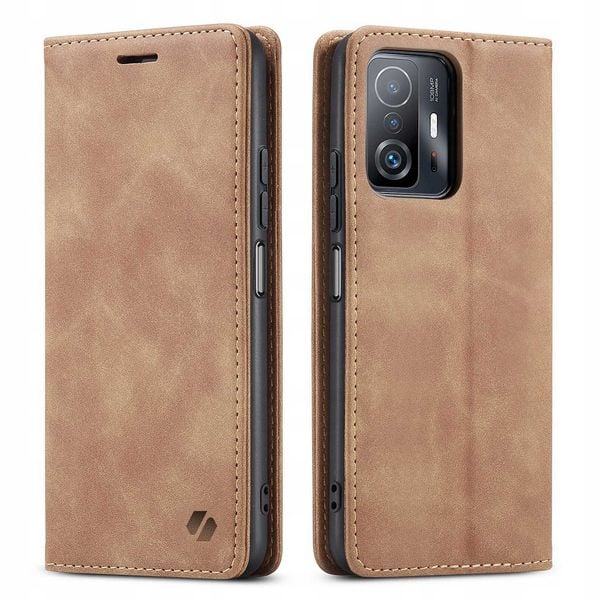 Spacecase Wallet Xiaomi 11T/11T Pro Light Brown zdjęcie 3