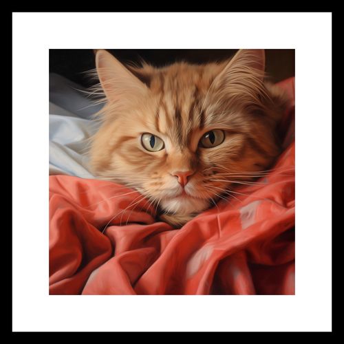 Plakat 30x30cm Mruczący Spokój na Arena.pl