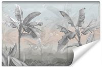 Fototapeta LIŚCIE Drzewa Bananowe Abstrakcja Vintage 360cm x 240cm