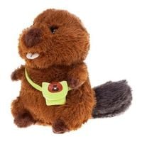 maskotka bóbr z torebką 20 cm 9740