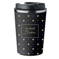 Kubek Termiczny Premium Czarny PREZENT DLA BABCI Babcia na dzień KT_169