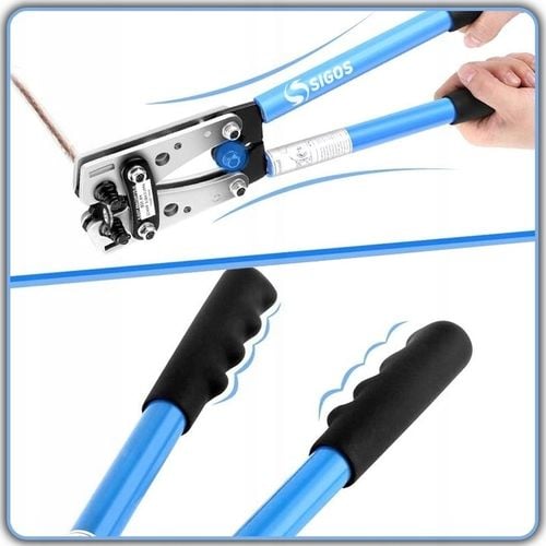 ZACISKARKA KABLI PRZEWODÓW PRASKA TULEJKI 6-50mm2 + 60 końcówek na Arena.pl