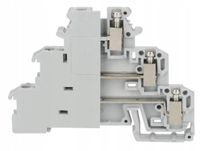 Złączka szynowa ZUG 3 piętrowa na szynę DIN złącze