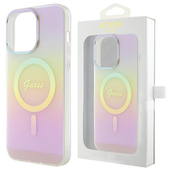 guess guhmp15lhitsp iphone 15 pro 6.1 różowy/pink hardcase iml