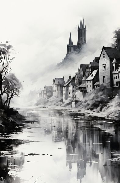 Plakat 56,6x86,4cm Mglisty Refleks zdjęcie 1