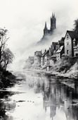 Plakat 56,6x86,4cm Mglisty Refleks