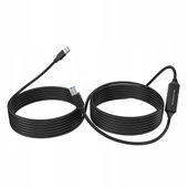 Kabel do Drukarki 15m USB 3.0 A-B aktywny 5 Gbps Spacetronik przewód czarny