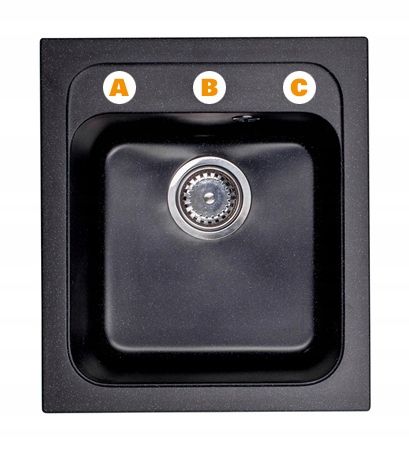 ZLEW ZLEWOZMYWAK GRANIT 8 kolorów 41x47 + SYFON zdjęcie 12