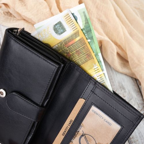 portfel damski duży skórzany rfid brodrene g-32-bl na Arena.pl