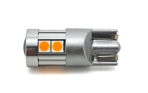 W5W żarówka LED T10 12-24V CANBUS 500lm 8 kolorów Pomarańczowa na Arena.pl