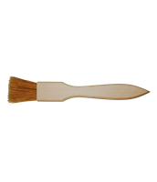 pędzel płaski wąski do ciast z naturalnym włosiem  20 cm.   l49