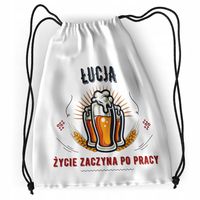 Plecak Dla Łucji Sportowy Szkolny Worek Torba Z Nadrukiem Ze Zdjęciem