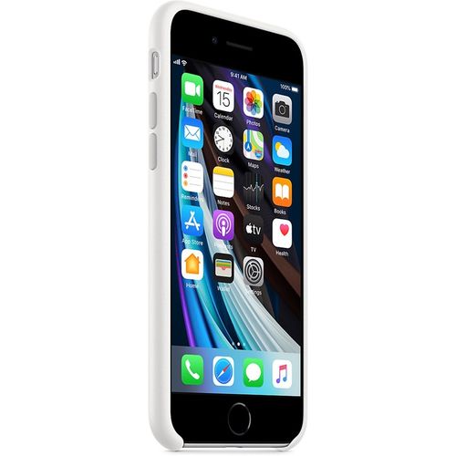 Apple Silicone Case - Etui do iPhone SE (2. gen.) (biały) na Arena.pl