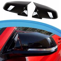 NAKŁADKI NA LUSTERKA OBUDOWY do BMW F20 F30 F31 F32 F36 M3 LOOK CZARNY POŁY