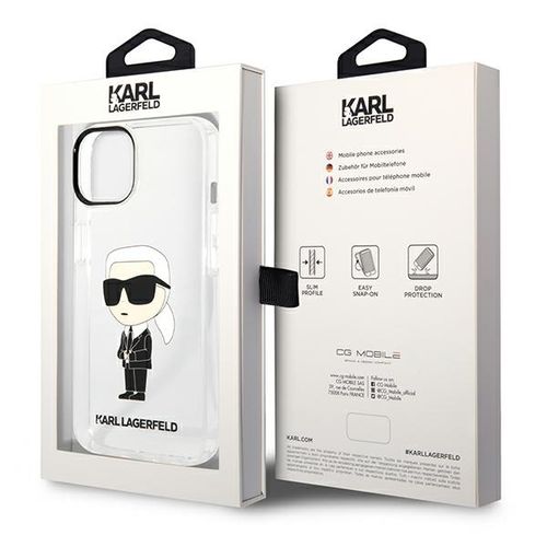 Etui Karl Lagerfeld do iPhone 15 Plus, iPhone 14 Plus, Przezroczysty na Arena.pl