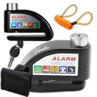 Blokada Tarczy Hamulcowej Z Alarmem 120dB Do Motocykli Skuterów Rowerów