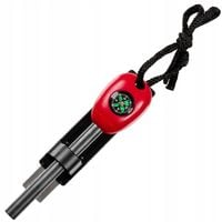 Krzesiwo ferrocerowe turystyczne survivalowe bushcraftowe MFH z kompasem