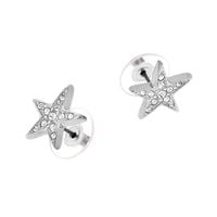 kolczyki gwiazdki z kryształkami (p3237ag)