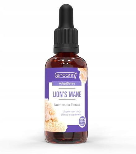 Encann Lion's Mane (Soplówka Jeżowata) - silny ekstrakt w kroplach 50 ml na Arena.pl