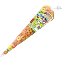 AXPAL Kolorowe chrupki kukurydziane KULKI OWOCOWE 50G