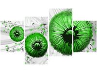 140CM 70 OBRAZ ZIELONE DMUCHAWCE 2 ŚCIENNY