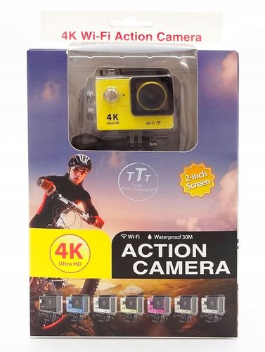KAMERA SPORTOWA ActionCam 09 4K WIFI PRO GO KAMERKA WODOODPORNA AKCESORIA na Arena.pl