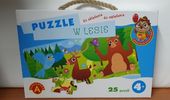 puzzle 25el w lesie 46x32cm