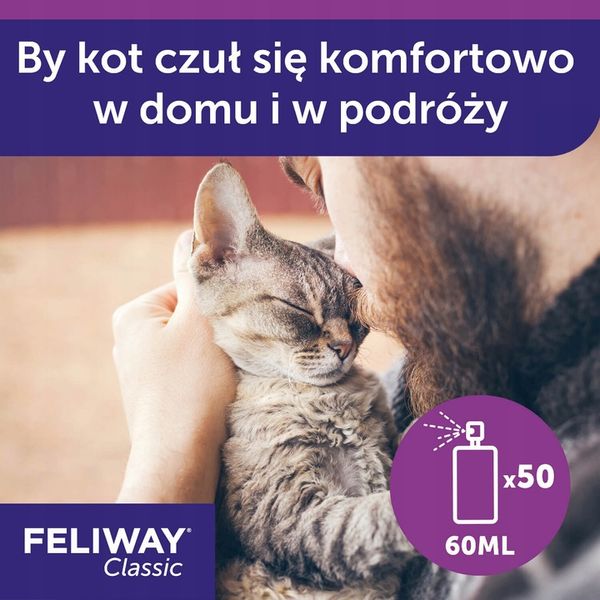Feliway Classic Spray 60 ml Feromony relaksacyjne zdjęcie 3