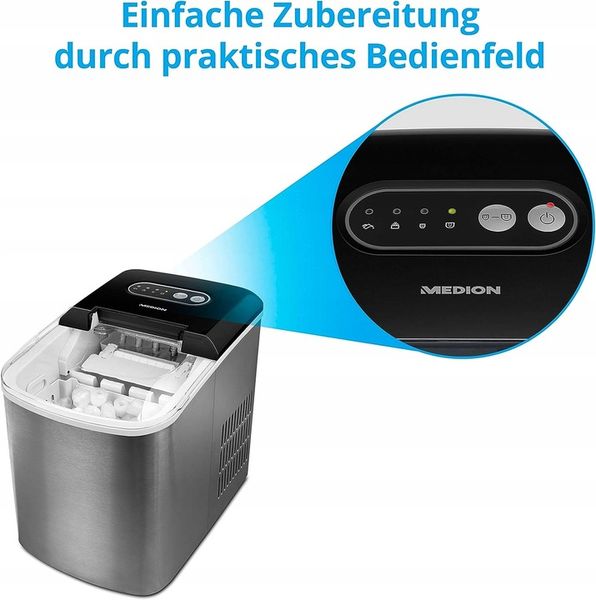 Kostkarka do lodu 2 rozmiary 12kg/24h 2,2L zdjęcie 9