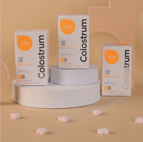 COLOSTRUM JUNIOR +PROBIOTYK IMMUNO FIRST AID 165mg na Arena.pl
