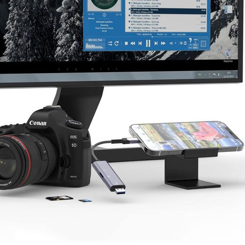 TECH-PROTECT ULTRABOOST CARD READER SD & MICRO SD LIGHTNING & USB GREY na Arena.pl
