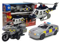 ND24_5033 Zestaw Pojazdów Policja Światła Dźwięki