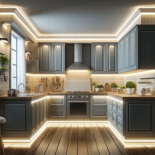 Taśma LED COB 320 diod/m 9.8W/m Biały neutralny 4000K IP20 12V 8mm 5m na Arena.pl