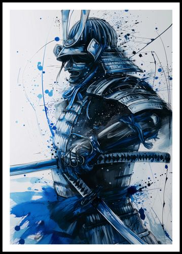 Plakat 68x98cm Samuraj w Błękicie na Arena.pl