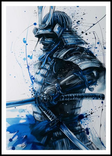 Plakat 68x98cm Samuraj w Błękicie zdjęcie 3