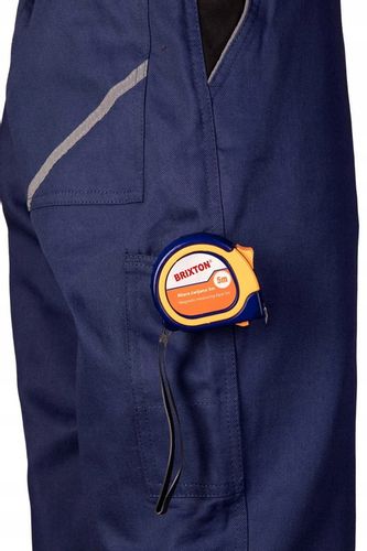 Spodnie robocze monterskie Bawełna 100% granatowe do pracy Brixton r. 48 na Arena.pl