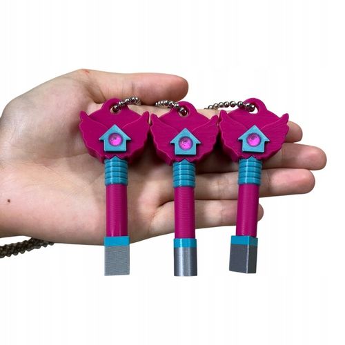 ZESTAW KLUCZY SQUID GAME 3 NASZYJNIK 80CM HIDE AND SEEK GADŻET NA PREZENT na Arena.pl